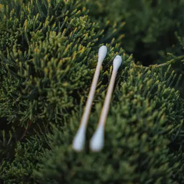 200 stk bomullspinner i bambus