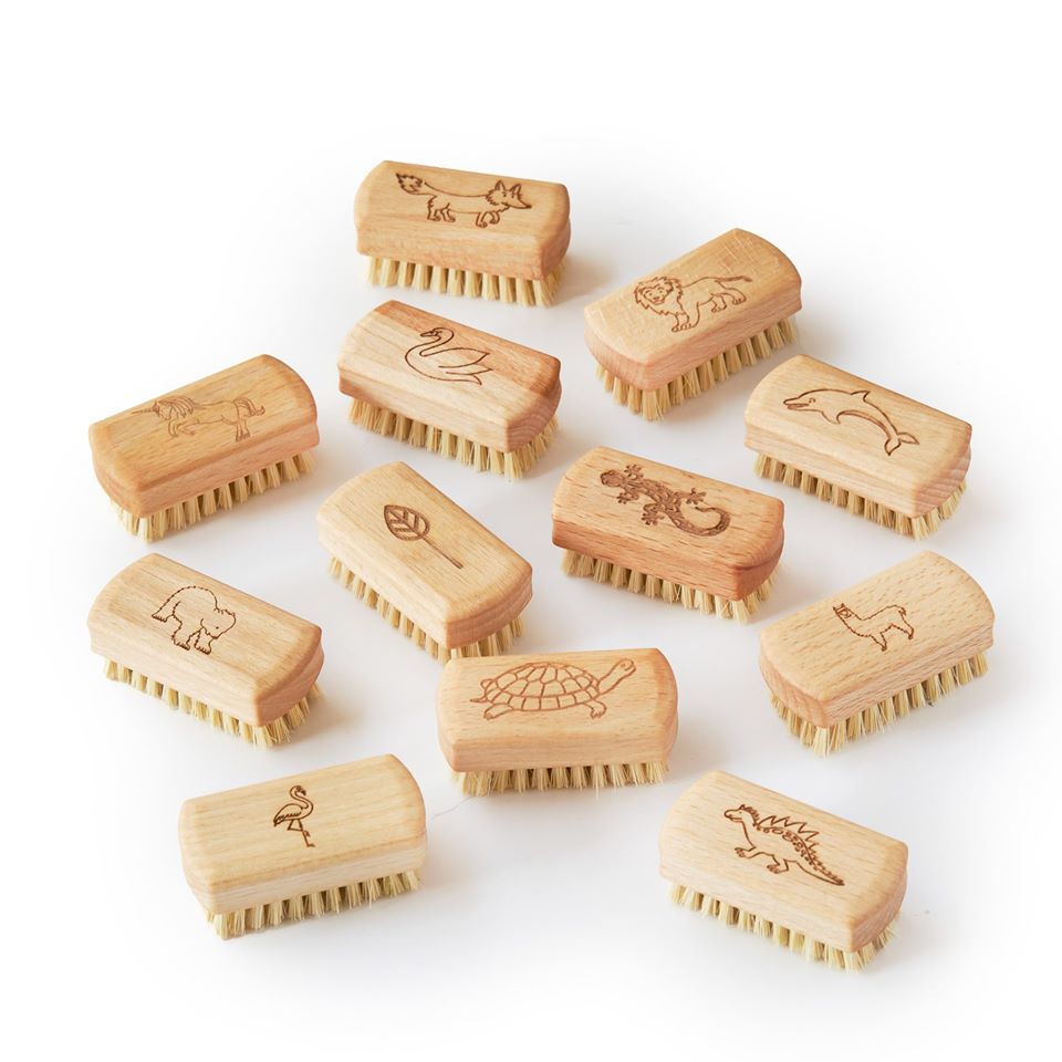 Plastfri neglebørste til barn