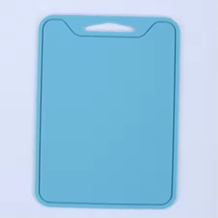 Skjærebrett i silikon blå