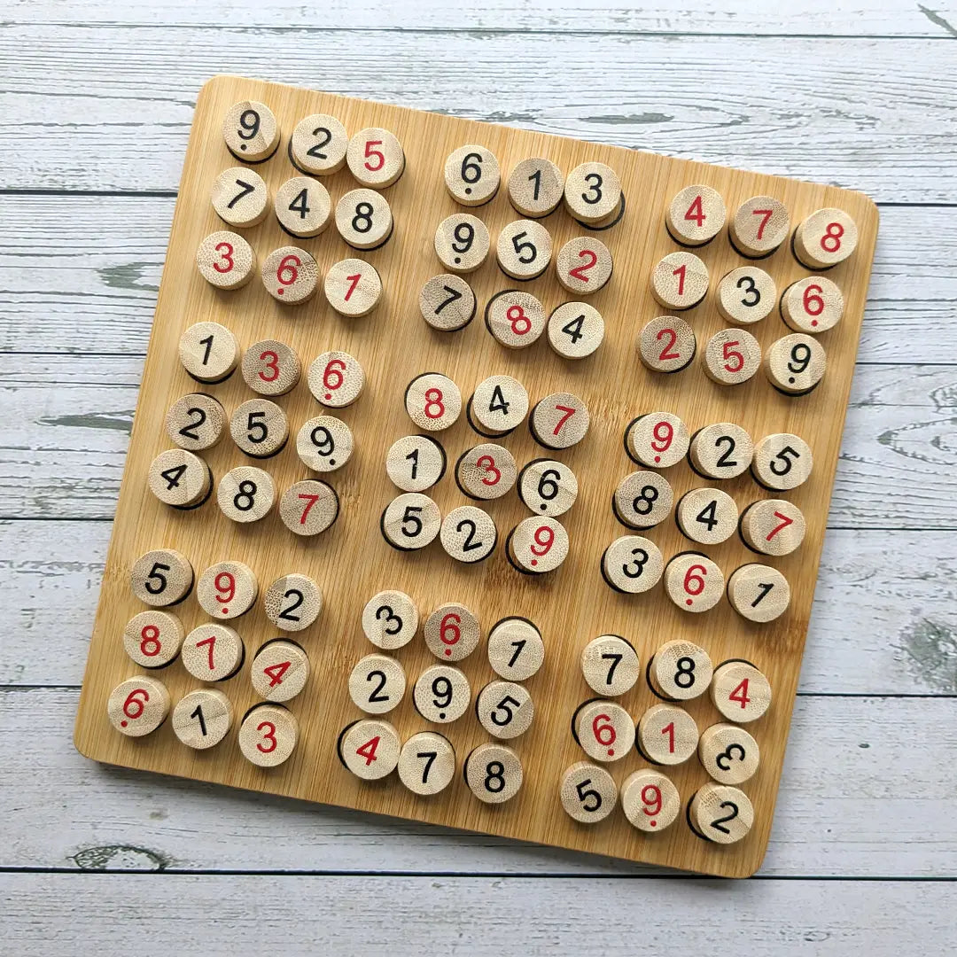 Solitaire & Sudoku – 2 i 1 gavesett i bambus