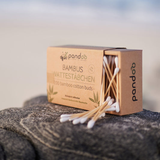 200 stk bomullspinner i bambus