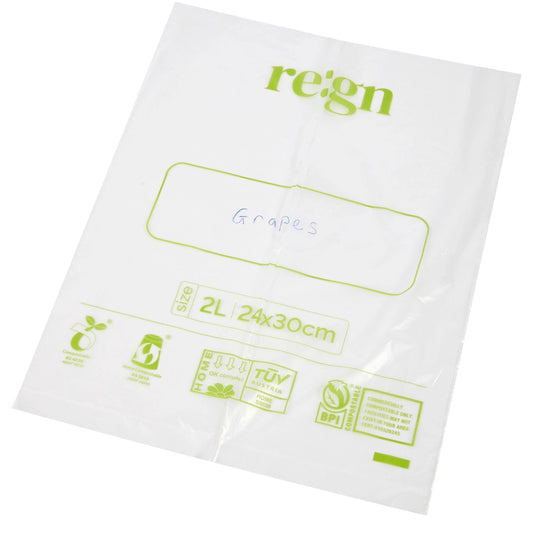 Plastfrie fryse- og oppbevaringsposer. 2 L - 35 stk.