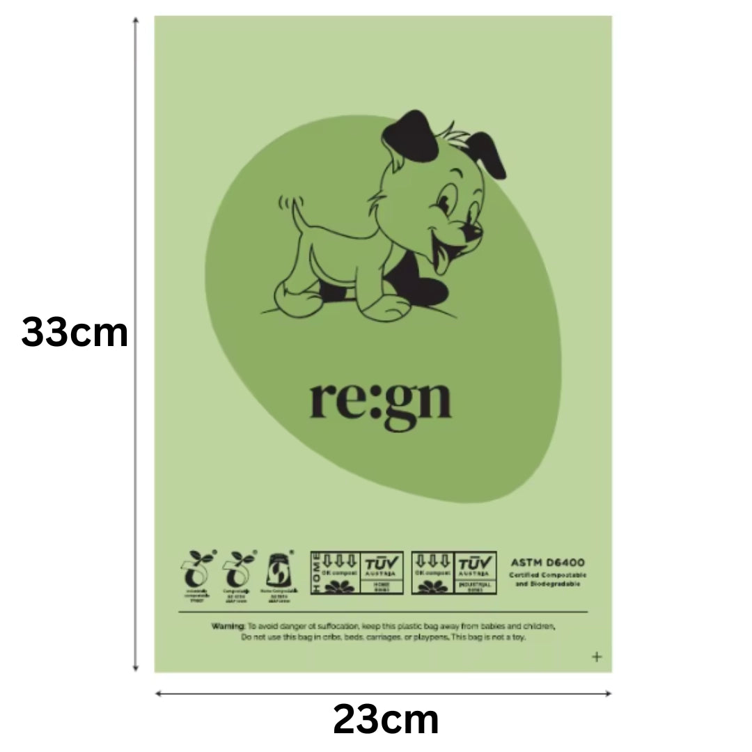 Plastfrie hundeposer – komposterbare og ekstra sterke (120 stk)