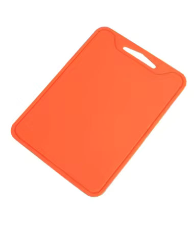 Skjærebrett i silikon oransje