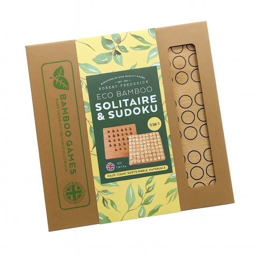 Solitaire & Sudoku – 2 i 1 gavesett i bambus