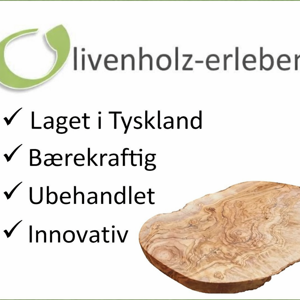 Osteknivsett i oliventre – 2 deler (kniv og gaffel)