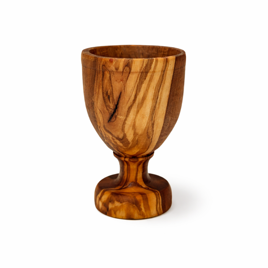 Eggeglass i oliventre 7,5 cm – Klassisk form