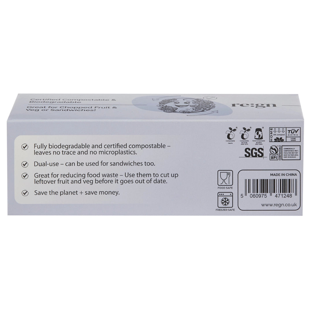 Plastfrie fryse- og oppbevaringsposer. 6 liter - 25 stk.