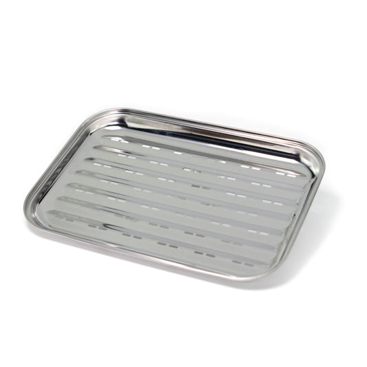 Grillbrett i rustfritt stål – Gjenbrukbart 34 x 24 cm