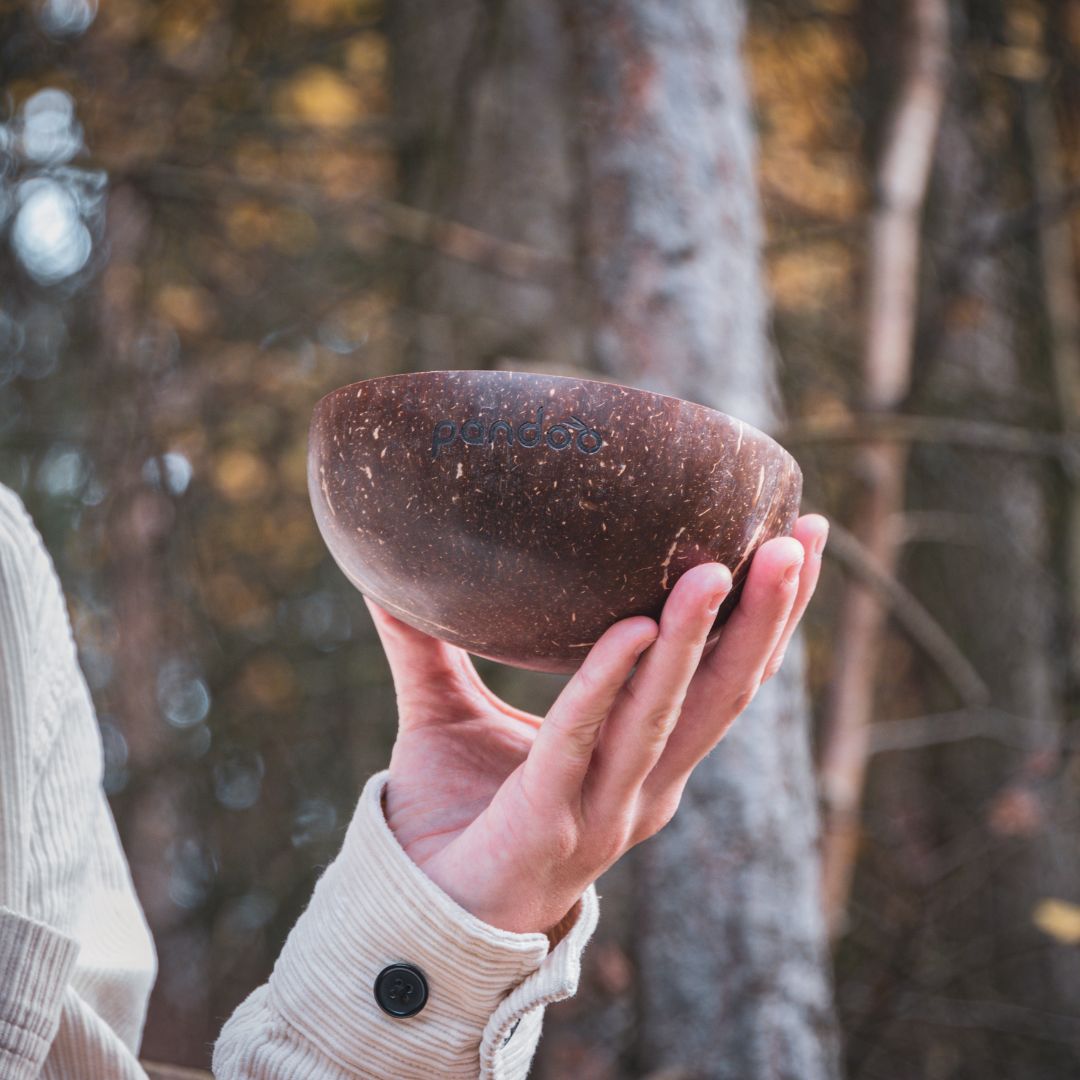 Kokossett – 2 boller og 2 skjeer