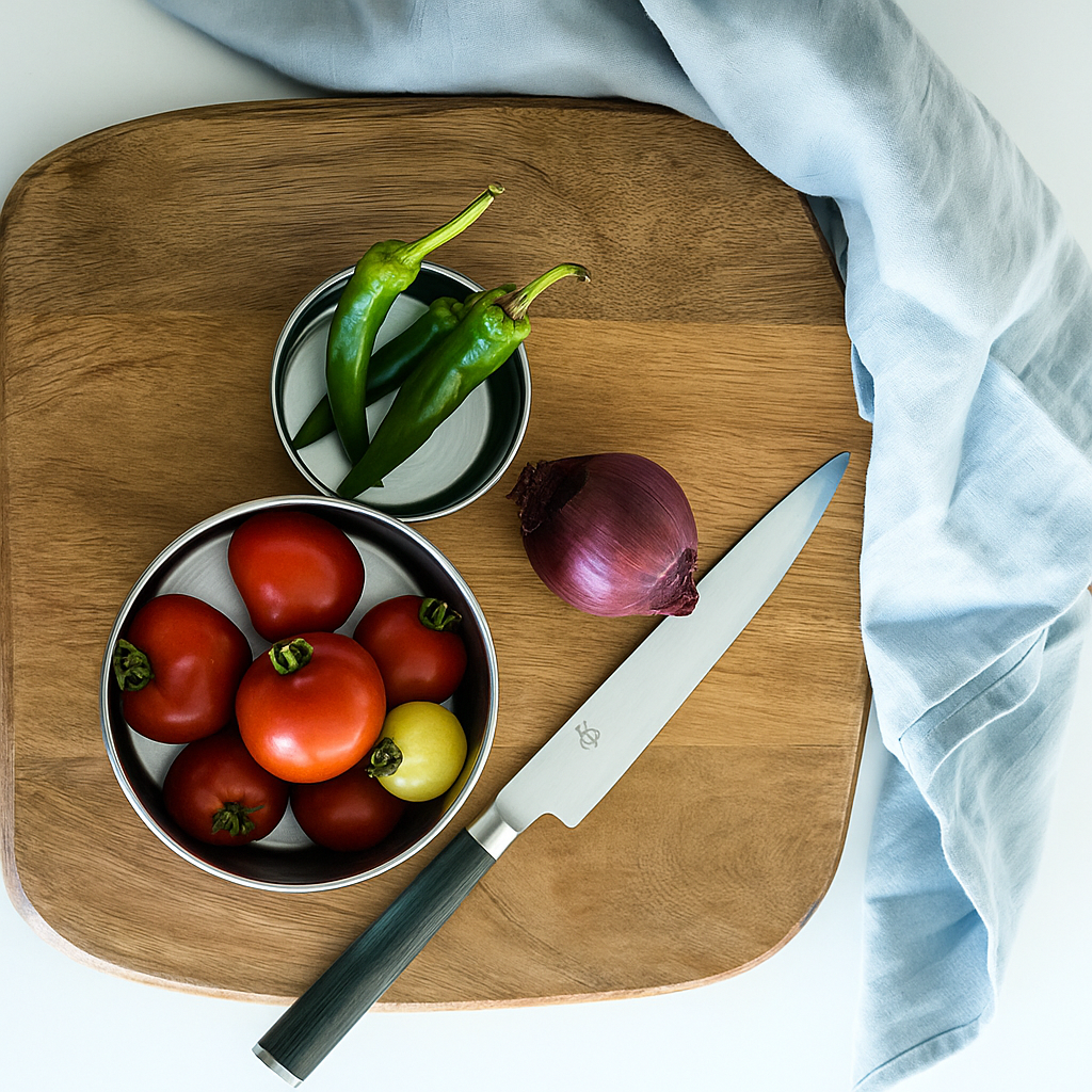 Matoppbevaring i rustfritt stål - 3pk