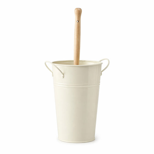 Toalettbørste med holder – Tre & metall