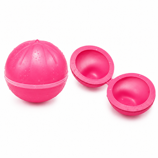 Gjenbrukbar vannballong i silikon – Rosa